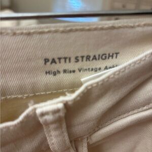DL1961 Cream High Rise Pants Size 29